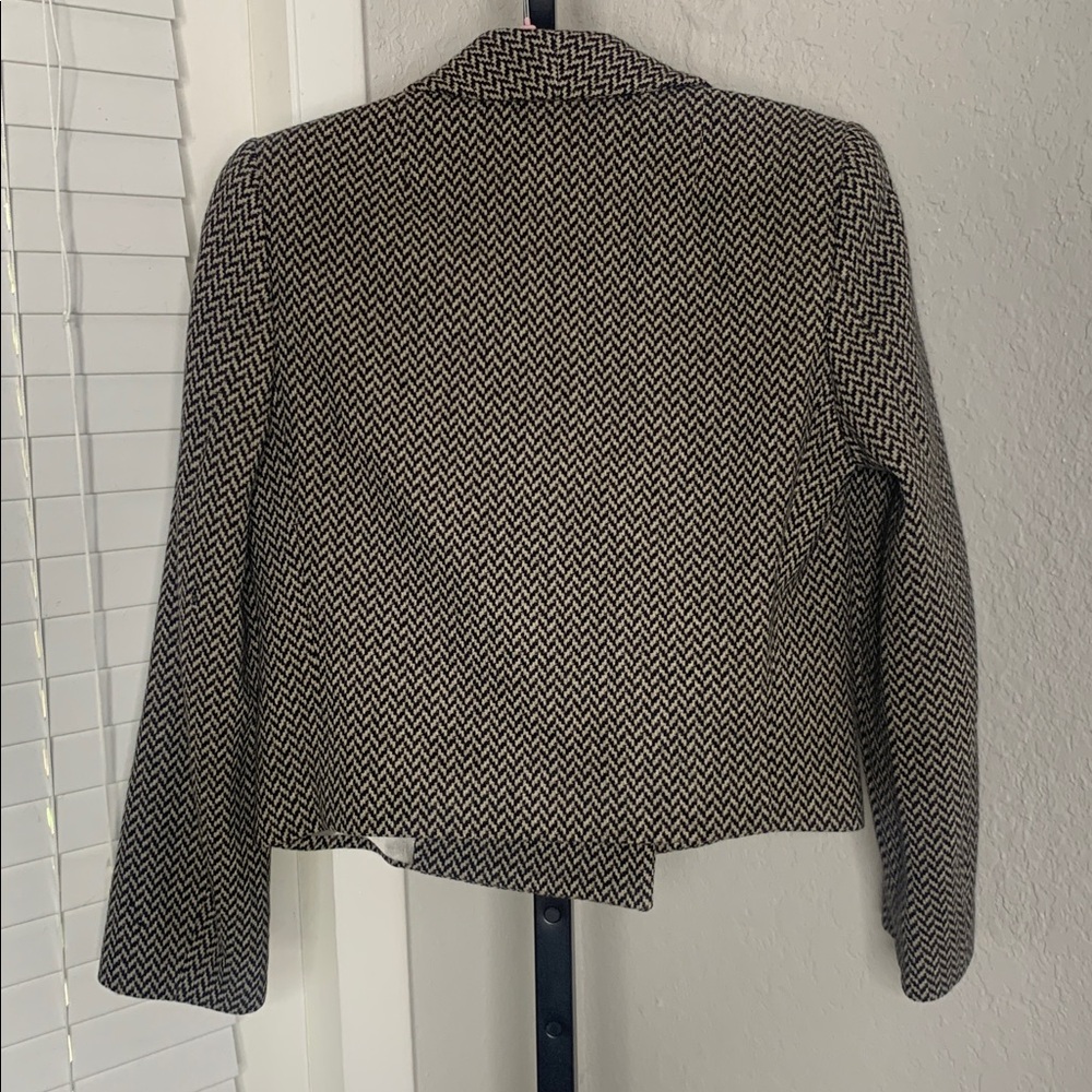 Giorgio Armani herringbone wool/cashmere blend designer designer blazer - Picture 2 of 8